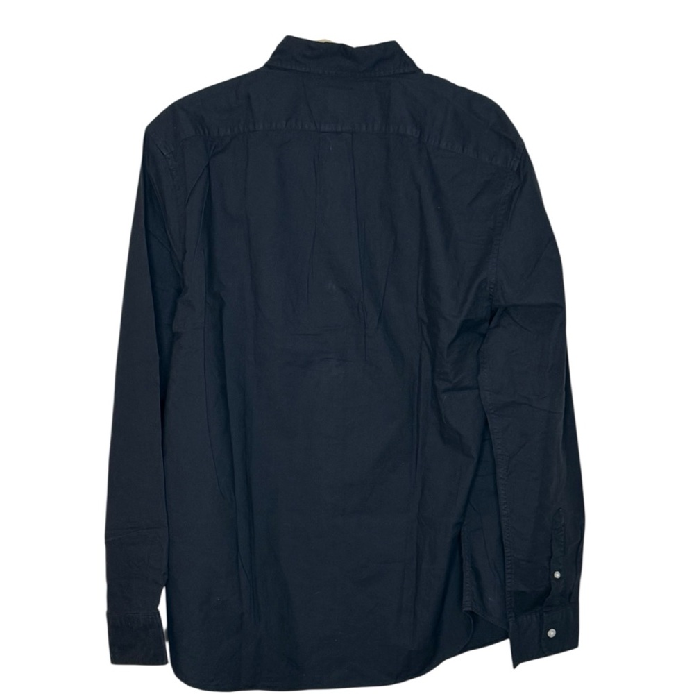 J. Crew Black Button-Down Shirt with Chest Pocket - Picture 3 of 9